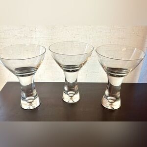 3 Southern Living at Home, Tribeca Martini glasses. Handmade in Poland 🇵🇱